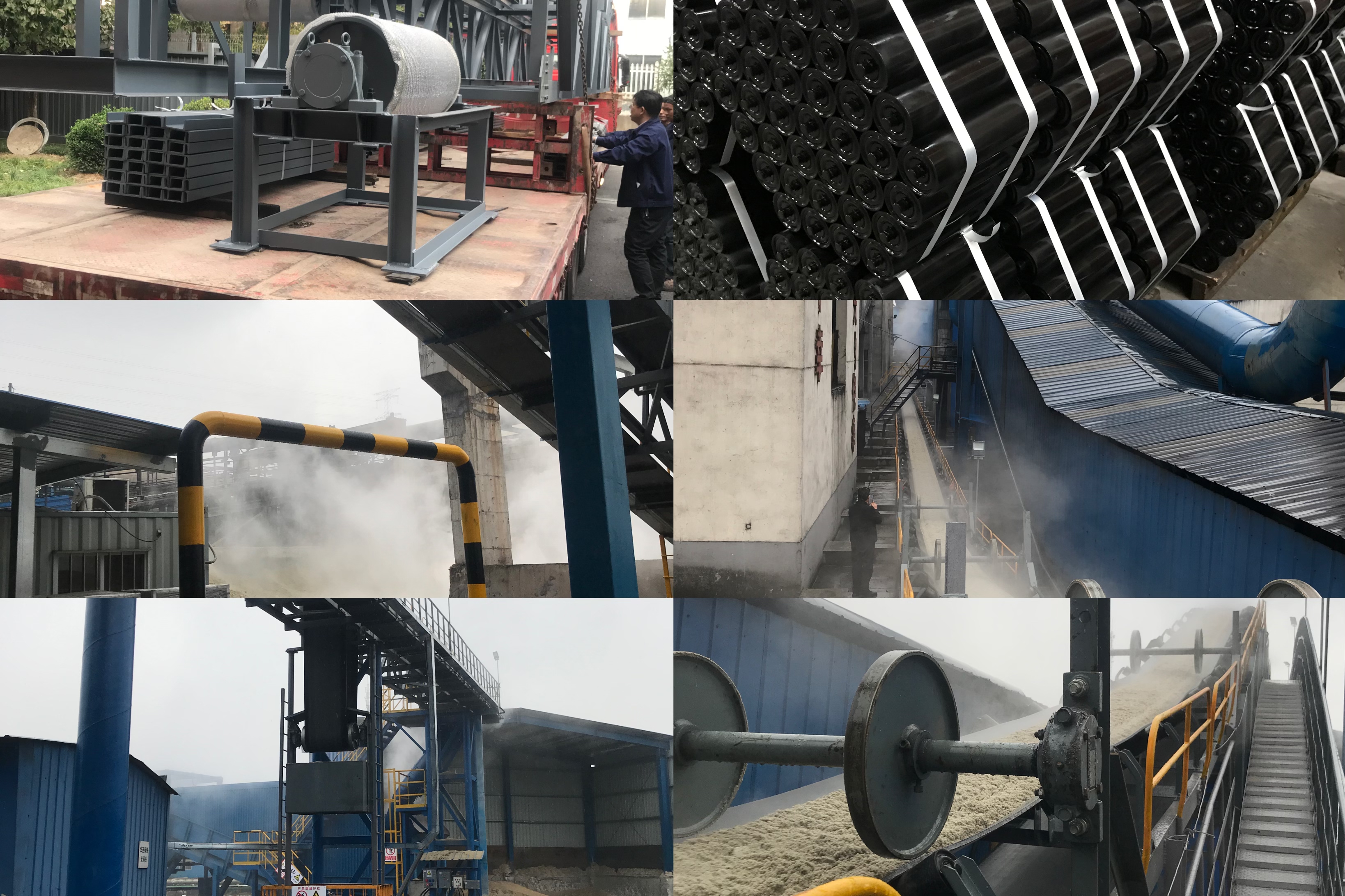 بيلٽ conveyor جي پيداوار، تنصيب، ڪميشن